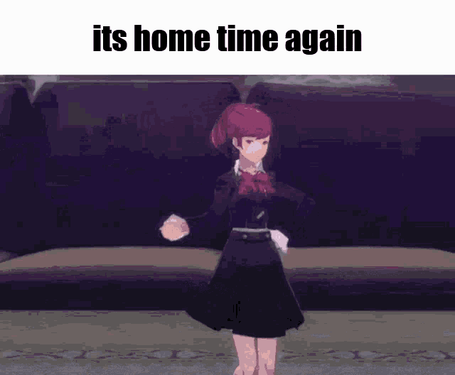 Its Home Time Again Persona3 GIF - Its Home Time Again Its Home Time Home Time GIFs