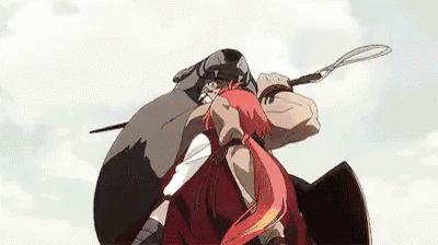 a samurai is riding a horse with a sword and shield .