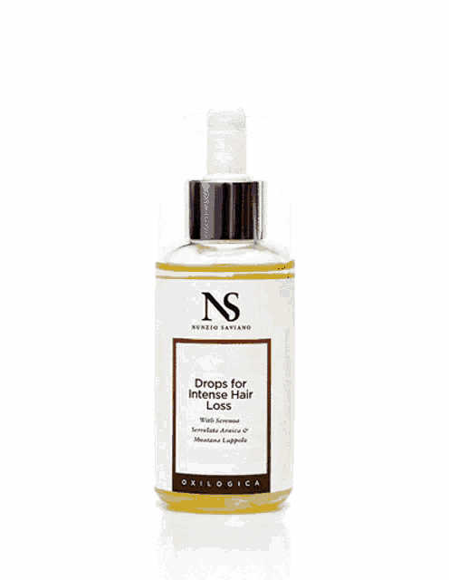 a bottle of nunzio saviano hair & scalp detoxing drops with sage bardock & thyme