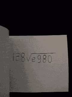 a piece of paper with the number r8 written on it