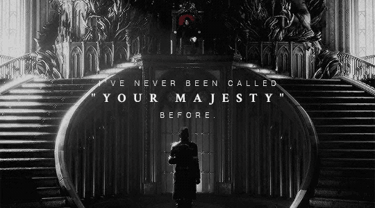 a black and white photo of a man standing in front of a throne that says " i 've never been called "