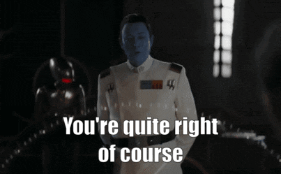a man with blue paint on his face is standing in a dark room and says you 're quite right of course
