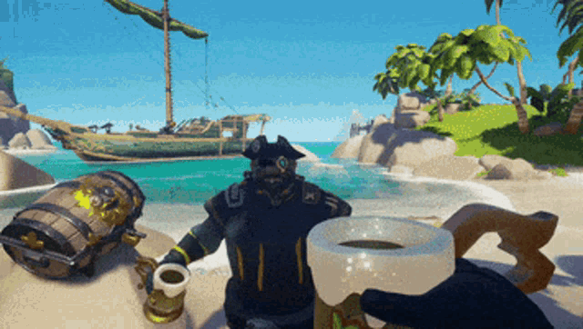 Sea Of Thieves Throw Up GIF - Sea Of Thieves Throw Up Barf GIFs