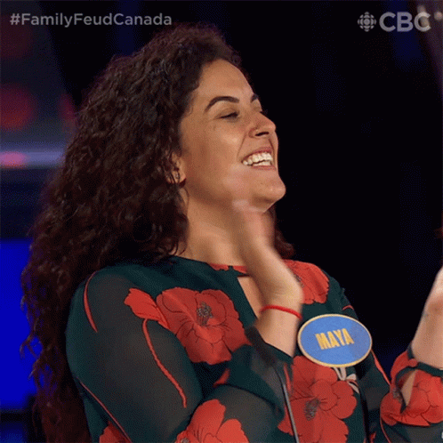Clapping Maya GIF - Clapping Maya Family Feud Canada GIFs