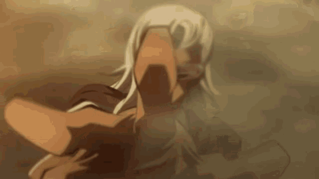a close up of a person 's face with a shadow on it