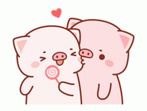 Pig Cute GIF - Pig Cute Couple GIFs