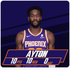 a basketball player for the phoenix suns has 10 pts