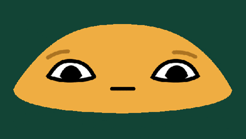 a cartoon face with a heart in its mouth