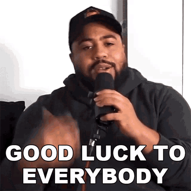 Good Luck To Everybody The Black Hokage GIF - Good Luck To Everybody The Black Hokage Wish You All The Best GIFs