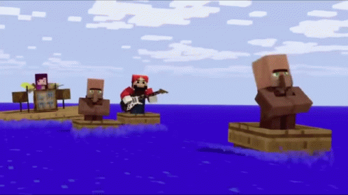 Chunks Minecraft GIF - Chunks Minecraft Ocean GIFs