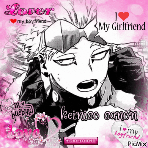 a picture of keinico canon with the words i love my girlfriend on it