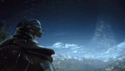 Looking Into The Horizon The Covenant GIF - Looking Into The Horizon The Covenant The Forerunners GIFs