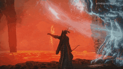 a video game scene with the hashtag #thegameawards on it