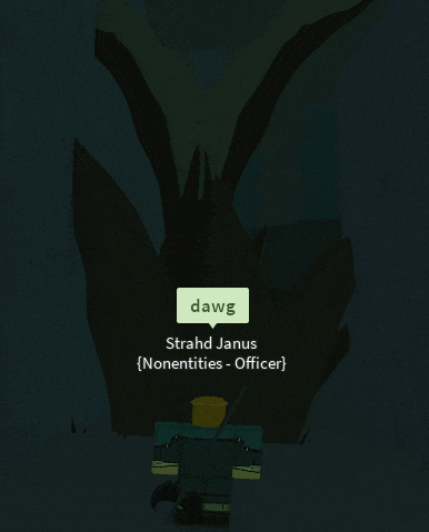 a person in a video game says dawg strahd janus nonenities officer