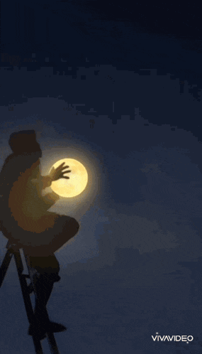 a picture of a full moon with the words kobarkan bakamu