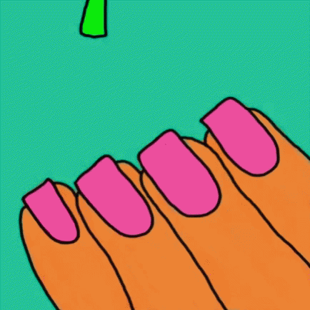 Taco Nails GIF - Taco Nails Painted GIFs