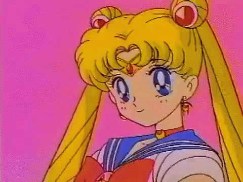 Sailormoon Smile GIF - Sailormoon Smile Hi GIFs