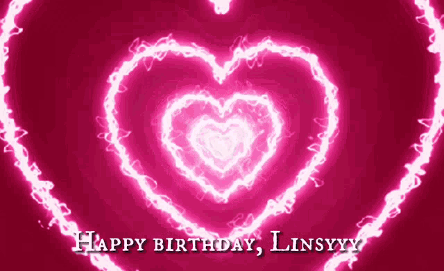 Happy Birthday Heart GIF - Happy Birthday Heart Pink GIFs