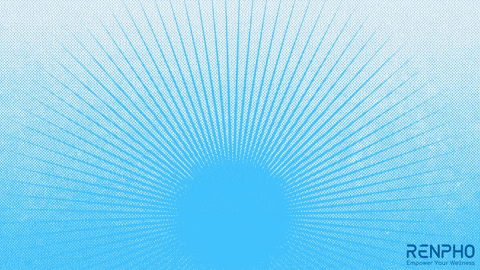 a blue background with the words soothe stress written in black