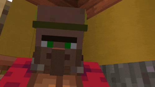 a minecraft character is holding a purple item in his hand