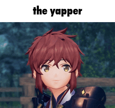 a picture of a cartoon character with the word the yapper above it
