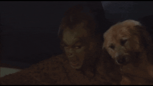 a grinch and a dog are laying next to each other with the word gesundheit in the corner