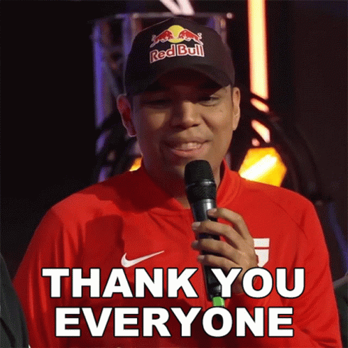 Thank You Everyone For Cheering For Me Shanks GIF - Thank You Everyone For Cheering For Me Shanks Joan Namay Millones GIFs