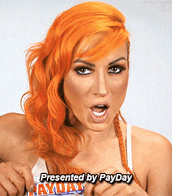 Wwe Becky Lynch GIF - Wwe Becky Lynch Presented By Payday GIFs