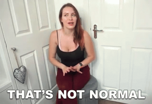 Thats Not Normal Tracy Kiss GIF - Thats Not Normal Tracy Kiss Thats Weird GIFs
