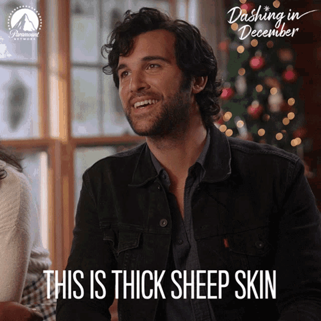 This Is Thick Sheep Skin Heath Ramos GIF - This Is Thick Sheep Skin Heath Ramos Dashing In December GIFs