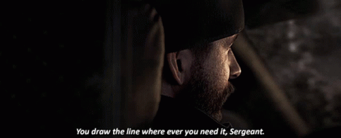 Call Of Duty Captain Price GIF - Call Of Duty Captain Price You Draw The Line Where Ever You Need It GIFs