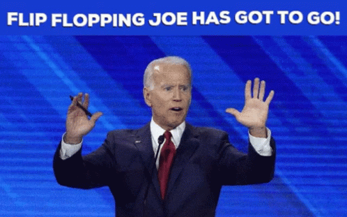 Joe Biden Looking Left And Right GIF - Joe Biden Looking Left And Right Flip Flopping Joe Has To Go GIFs
