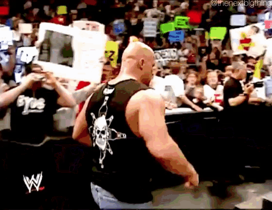 Stone Cold Steve Austin Entrance GIF
