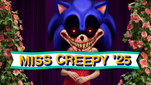 miss creepy '25 is advertised on a banner