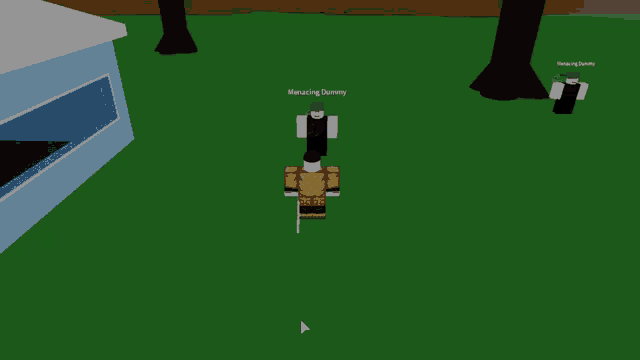 a screenshot of a video game with the name menacing dummy on it