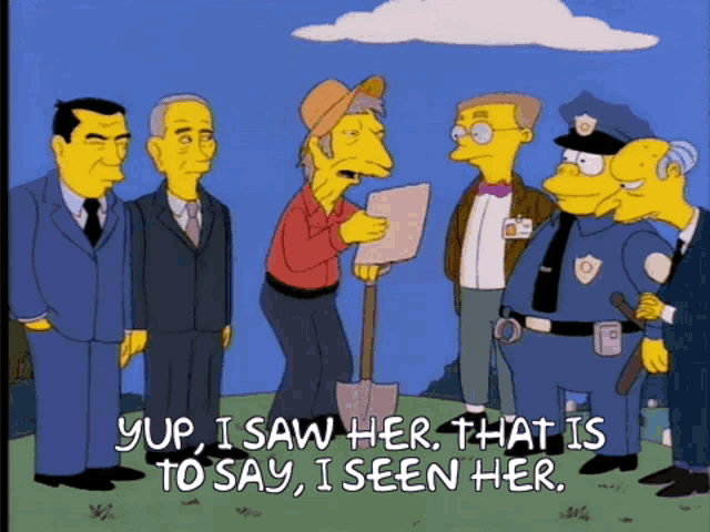 Simpsons Farmer That Is To Say I Seen Her GIF - Simpsons Farmer That Is To Say I Seen Her I Saw Her GIFs