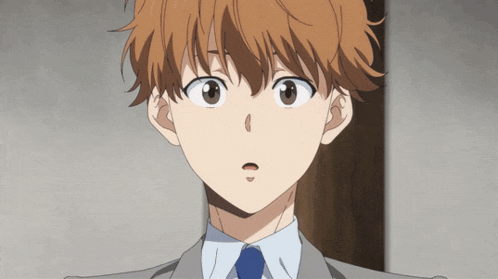 a man with a surprised look on his face