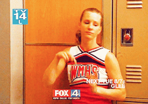 Glee Brittany Pierce GIF - Glee Brittany Pierce Excited GIFs
