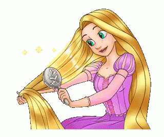Rapunzel Brush GIF - Rapunzel Brush Hair GIFs