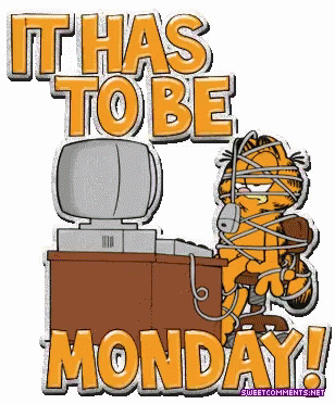 Back To Work Monday GIF - Back To Work Monday Garfield GIFs