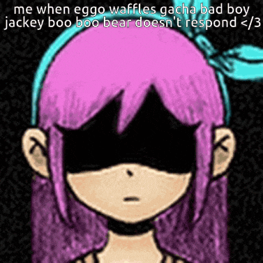 a drawing of a girl with purple hair and a feather headband