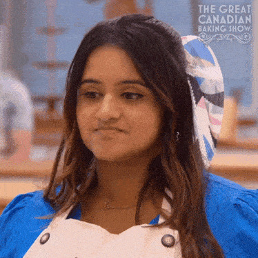 Oh Really Niv GIF - Oh Really Niv The Great Canadian Baking Show GIFs
