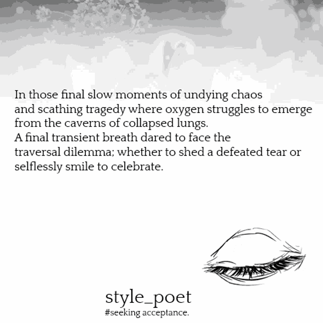a black and white drawing of a swirl with the words style poet on the bottom