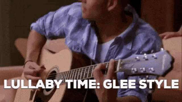 Glee Lullaby Time Glee Style GIF - Glee Lullaby Time Glee Style Lullaby GIFs