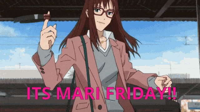Mari Makinami Mari Illustrious Makinami GIF - Mari Makinami Mari Illustrious Makinami Mari Friday GIFs