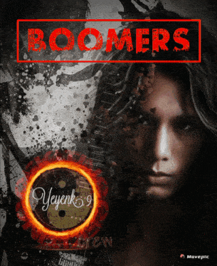 a poster with a woman and the words boomers