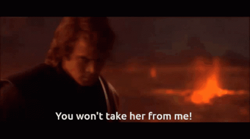 Star Wars Revenge Of The Sith You Wont Take Her From Me GIF - Star Wars Revenge Of The Sith You Wont Take Her From Me Anakin Skywalker GIFs