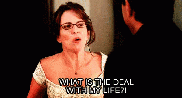 Losing It GIF - What Is The Deal Tina Fey Cant GIFs