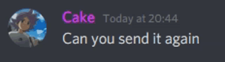 cake today at 20:44 can you send it again on a gray background