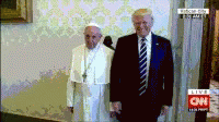Pope Trump GIF - Pope Trump Hands GIFs